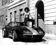 Cleopatra Jones 1973 Tamara Dobson with Chevrolet Corvette Stingray 24x36 poster