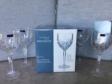 Marquis By Waterford “Brookside” Set Of 4 Wine Glasses New In Box*