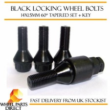 Black Locking Wheel Bolts
