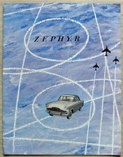 FORD ZEPHYR Saloon & Convertible Car Sales Brochure 1956-57 #A7690/356