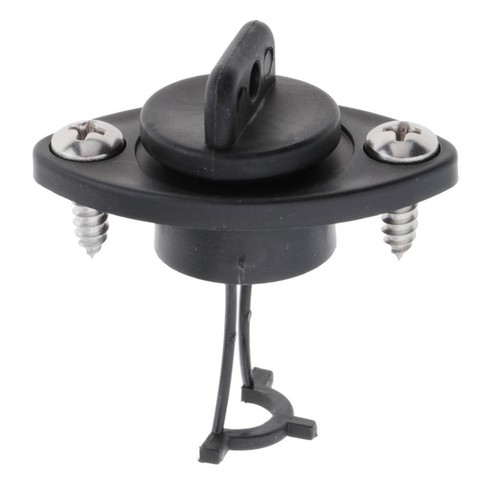 Universal black plastic kayak - black,