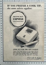 Wills Capstan  - 1937 Press