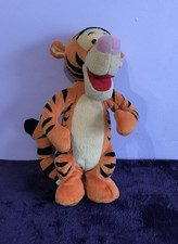 1997 DISNEY MATTEL SPRING NOISE BOUNCING PLUSH TIGGER 11"