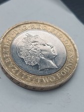 1807 2 pound coin error