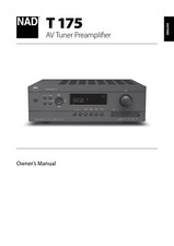 Owner's Manual For NAD T175