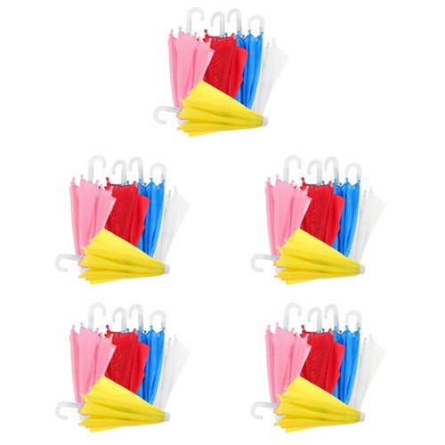 25pcs miniature doll umbrella - 25pcs,