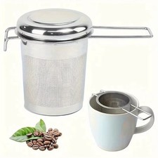 Stainless steel mesh tea - steel,