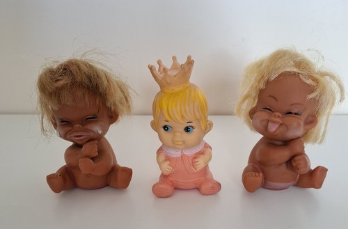 Rubber dolls cheeky face - x, 3