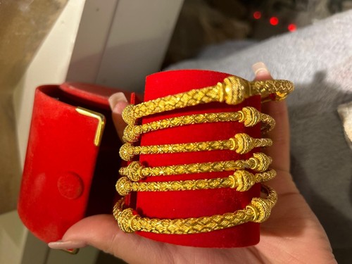 Beautiful gold bangle 22k - gold,