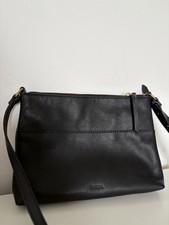 Fossil Black Leather Satchel