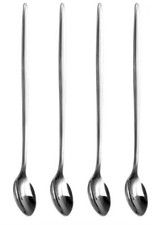 New Latte Spoons - Stainless steel Long Handle ice cream Sundae desert