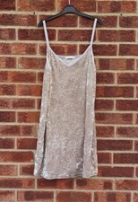 Zara gold champagne mini dress