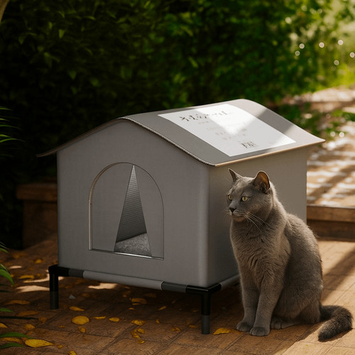 Winter collapsible cat - cat, shelter