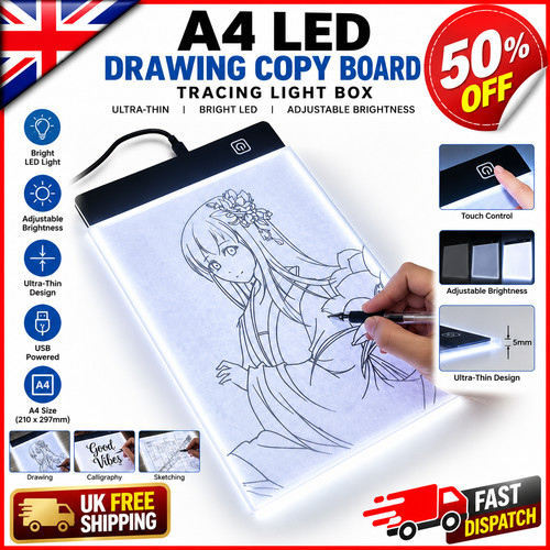 Led drawing copy board - a4,