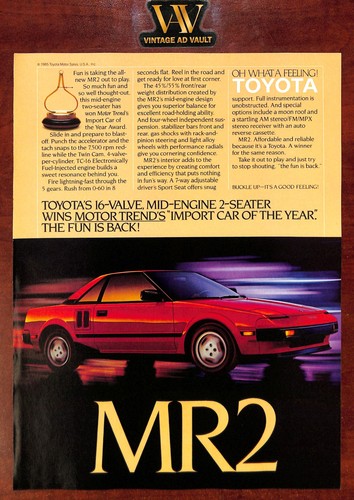 1985 toyota mr2 - toyota, vintage