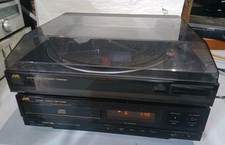 Joblot 2X .JVC AL-E300BK Auto-Return Turntable Record Player AND JVCXL-E300BK