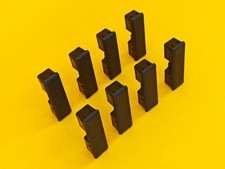 Crash Rail End Caps 8x Plastic