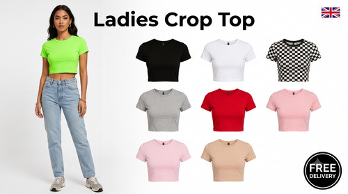 Ladies round neck stretch - neck,