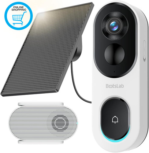 Solar video doorbell camera - solar,