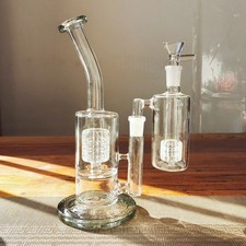Thick 9" Glass Bong Matrix two