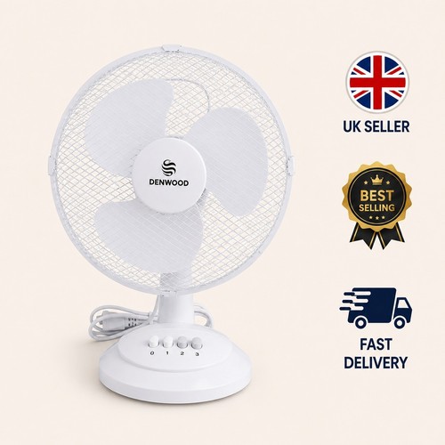 Desk fan white 30w - fan,