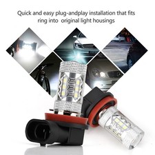2X H11 LED Headlight Kit Hi/Low Beam Fog Bulbs DRL Canbus Error Free 6000K NEW