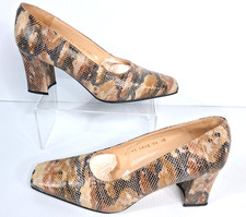 Sacha London Snake Print Heels