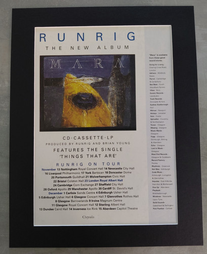 Runrig mara 1995 - runrig, promo