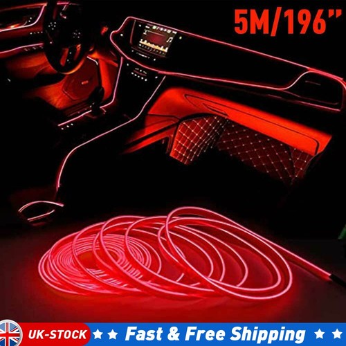 Red interior car wire - 5m,