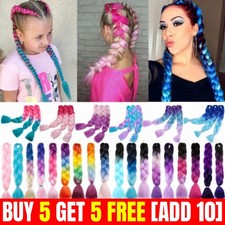 24" Braiding Ombre Rainbow