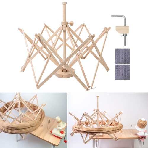 Wooden yarn umbrella crochet - wooden,
