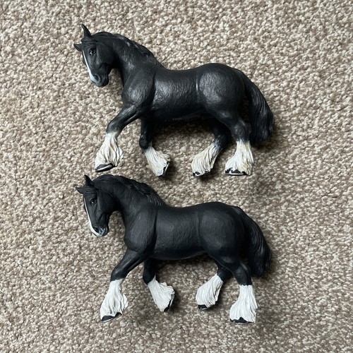 Papo black shire horse - horse, 2011