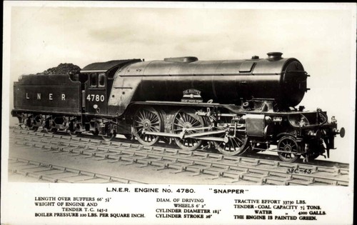 Lner engine 4780 snapper - lner,