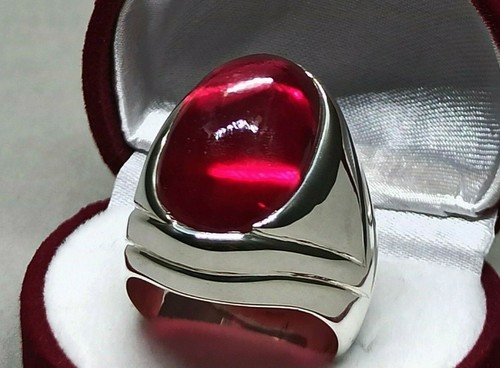 Cabochon deep red ruby - cabochon,