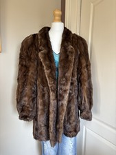 Vintage French ‘La Vent Nord’ Long Brown Mink Fur Coat