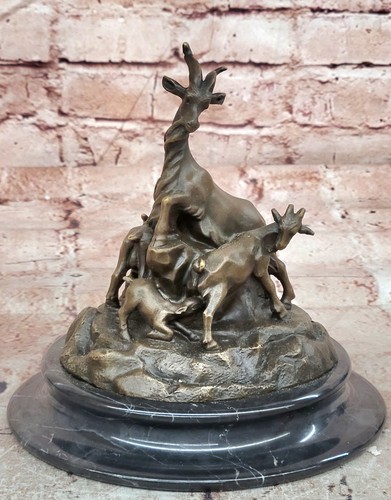 Milo bronze animal figurine - bronze,