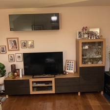 Ikea Besta L shaped TV/