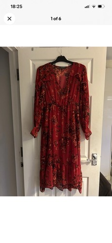 Red floral maxi - maxi, size