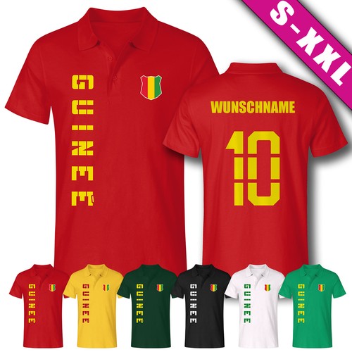 Guinea polo shirt jersey - , fan