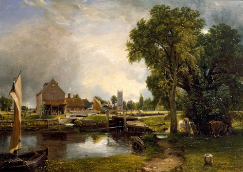 Dedham lock and mill - lock,