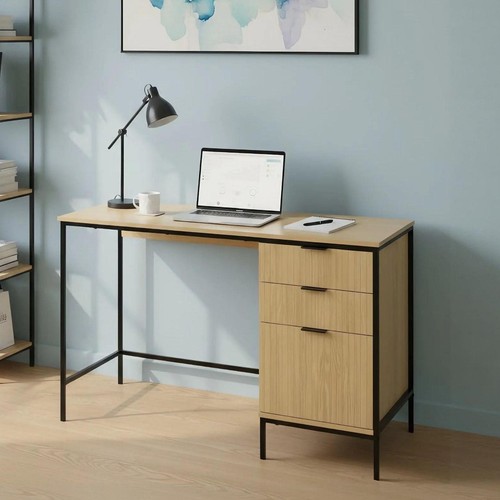Wisbech drawer desk oak - wisbech, 3