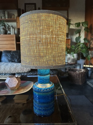 Vintage bitossi table - table, lamp