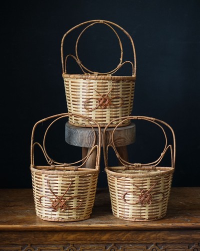 Vintage set wicker wall - vintage, 3