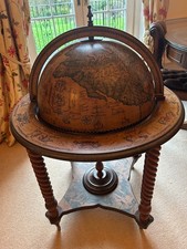 Vintage Drinks Globe Trolley.