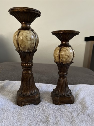 Candlestick holders pillars - holders,