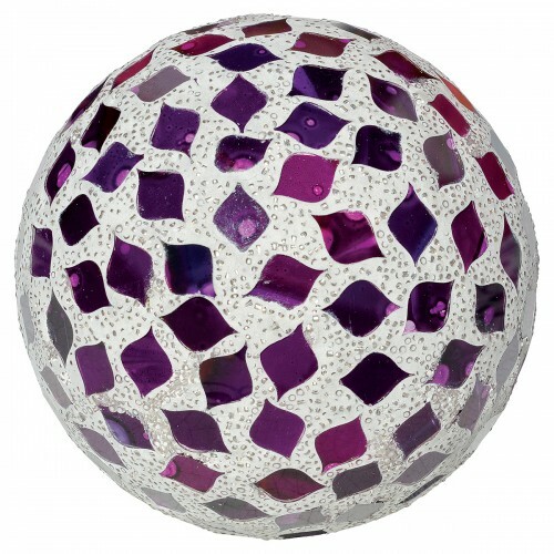 Mosaic glass balls home decor - glass,