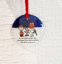 Snoopy Christmas Quote Hanging