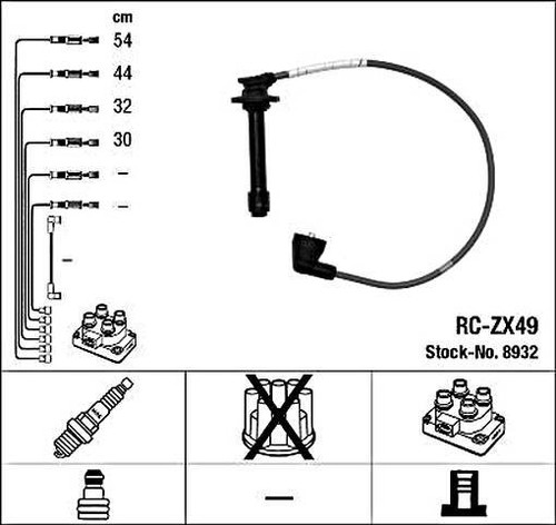Ngk ignition lead - lead, for