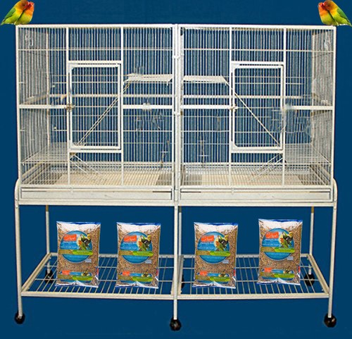 Double large flight bird - double,