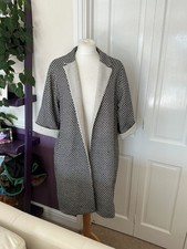 JIGSAW Black off White Cotton